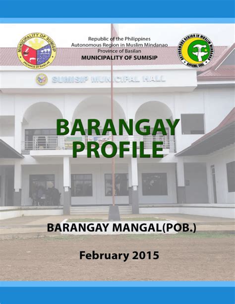 Barangay Profile (2022) .